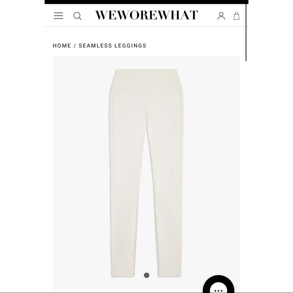 WeWoreWhat Seamless Off-White Leggings